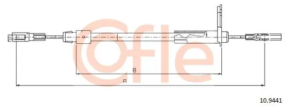 Cięgło, hamulec postojowy COFLE 10.9441 Ostatnia szansa