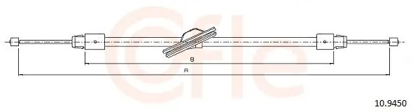Najlepsza cena Cięgło, hamulec postojowy COFLE 10.9450