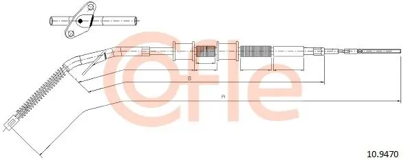 Zniżka Cięgło, hamulec postojowy COFLE 10.9470
