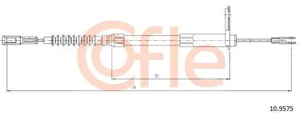Cięgło, hamulec postojowy COFLE 10.9575 Zamów teraz