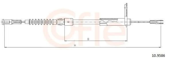 Oferta limitowana Cięgło, hamulec postojowy COFLE 10.9586