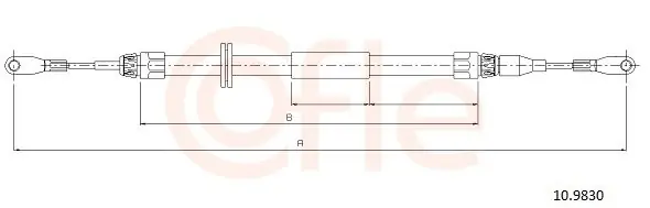 Zamów teraz Cięgło, hamulec postojowy COFLE 10.9830