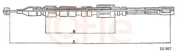 Sprawdź teraz Cięgło, hamulec postojowy COFLE 10.987