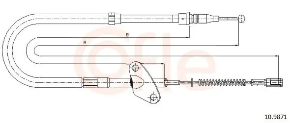 Oferta Cięgło, hamulec postojowy COFLE 10.9871