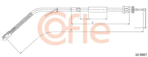 Nie przegap Cięgło, hamulec postojowy COFLE 10.9887