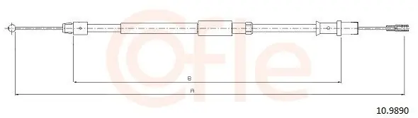 Kup online Cięgło, hamulec postojowy COFLE 10.9890