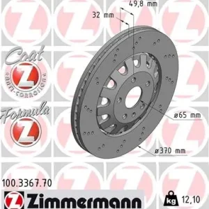 Okazja Tarcza hamulcowa ZIMMERMANN 100.3367.70