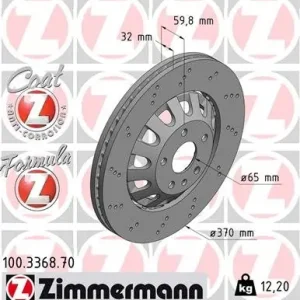 Tarcza hamulcowa ZIMMERMANN 100.3368.70 Kup teraz