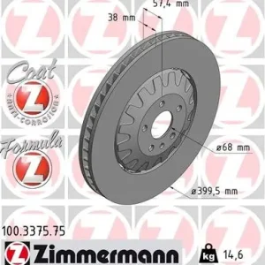 Tarcza hamulcowa ZIMMERMANN 100.3375.75 Ostatnia szansa