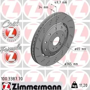 Tarcza hamulcowa ZIMMERMANN 100.3387.70 Taniej