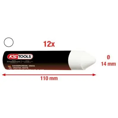Popularny KREDKA DO OZNACZANIA BIAŁY 12CZ