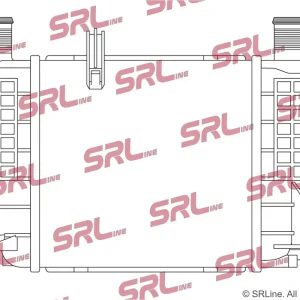 Chłodnica powietrza doładowującego SRLINE 2712J8-1 Tylko do końca tygodnia