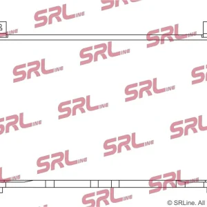 Chłodnica, układ chłodzenia silnika SRLINE 272508-2 Nowy