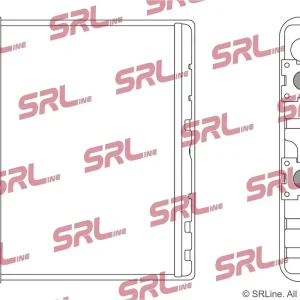 Oferta czasowa Wymiennik ciepła, ogrzewanie wnętrza SRLINE 2725N8-1