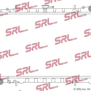 Łatwy zwrot Chłodnica, układ chłodzenia silnika SRLINE 272708-6