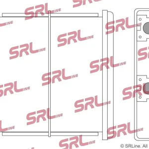 Wymiennik ciepła, ogrzewanie wnętrza SRLINE 2728N8-1 Rabat