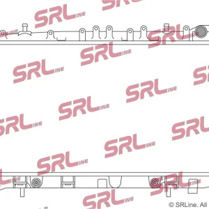 Chłodnica, układ chłodzenia silnika SRLINE 273108-2 Najlepsza cena