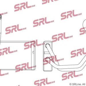 Wymiennik ciepła, ogrzewanie wnętrza SRLINE 2744N8-1 Darmowy zwrot