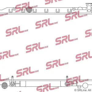 Łatwy zwrot Chłodnica, układ chłodzenia silnika SRLINE 274808-1