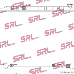 Chłodnica, układ chłodzenia silnika SRLINE 274808-2 Rabat