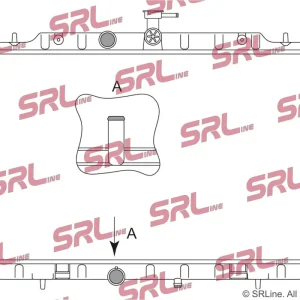 Chłodnica, układ chłodzenia silnika SRLINE 275108-2 Zamów dziś