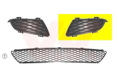 ATRAPY / ZAŚLEPKI W ZDERZAK VAN WEZEL 2754591 Ekspresowa dostawa