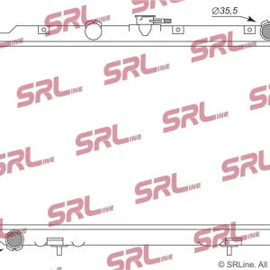 Chłodnica, układ chłodzenia silnika SRLINE 275608-2 Ograniczona ilość