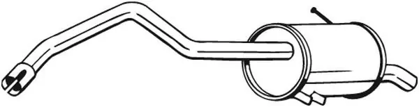 Tłumik końcowy BOSAL 278-707 Nowy