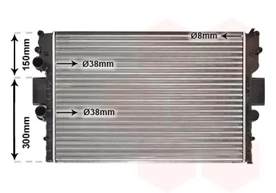 Oferta czasowa Chłodnica, układ chłodzenia silnika VAN WEZEL 28002087