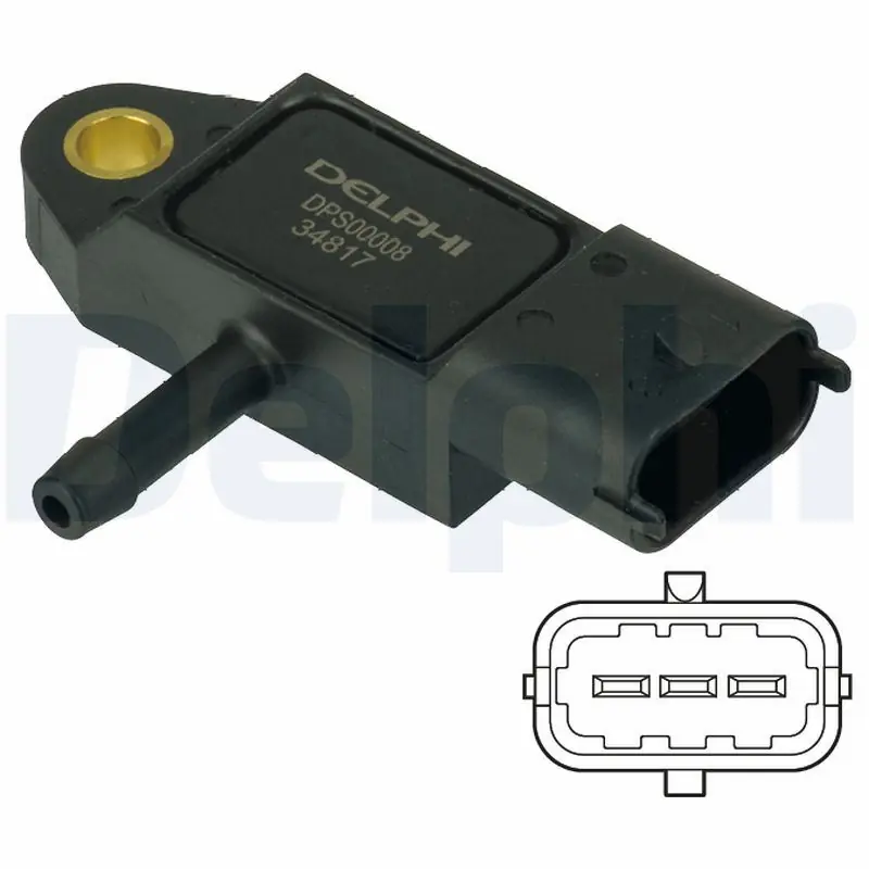 Hit cenowy Czujnik, ciśnienie spalin DELPHI DPS00008