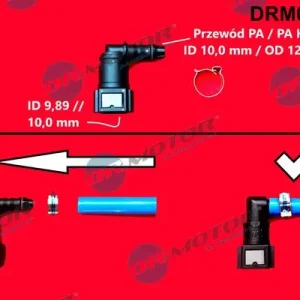 Łącznik przewodu elastycznego, przewód paliwowy DR.MOTOR AUTOMOTIVE DRM0163Q Najlepsza cena