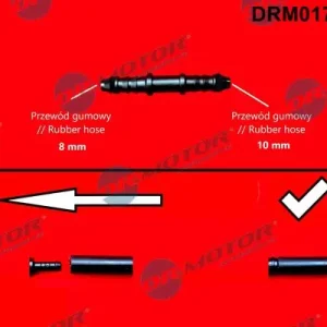 Łącznik przewodu elastycznego, przewód paliwowy DR.MOTOR AUTOMOTIVE DRM0172Q Ostatnia szansa
