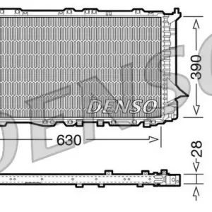 Rabat Chłodnica, układ chłodzenia silnika DENSO DRM02005
