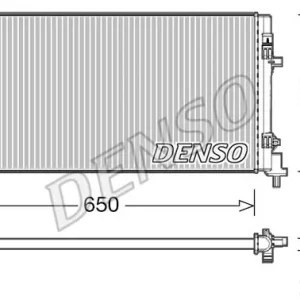 Wyjątkowa oferta Chłodnica, układ chłodzenia silnika DENSO DRM02015