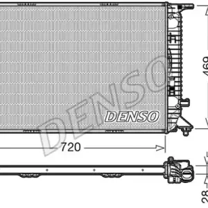 Cena promocyjna Chłodnica, układ chłodzenia silnika DENSO DRM02022