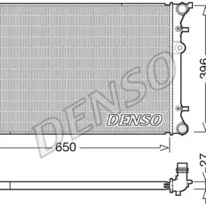 Najlepsza cena Chłodnica, układ chłodzenia silnika DENSO DRM02025