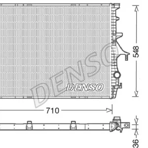 Chłodnica, układ chłodzenia silnika DENSO DRM02026 Szybka dostawa