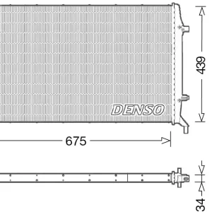 Premium Chłodnica, układ chłodzenia silnika DENSO DRM02027