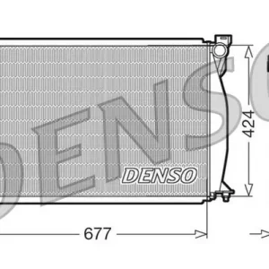 Chłodnica, układ chłodzenia silnika DENSO DRM02038 Najlepsza cena