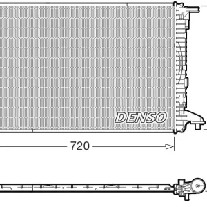 Zamów teraz Chłodnica, układ chłodzenia silnika DENSO DRM02049
