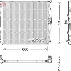 Chłodnica, układ chłodzenia silnika DENSO DRM05008 Promocja
