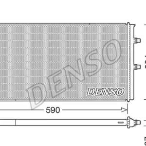 Chłodnica, układ chłodzenia silnika DENSO DRM05009 Okazja