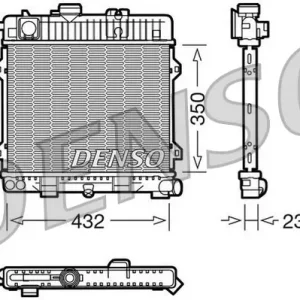 Chłodnica, układ chłodzenia silnika DENSO DRM05024 Darmowa dostawa