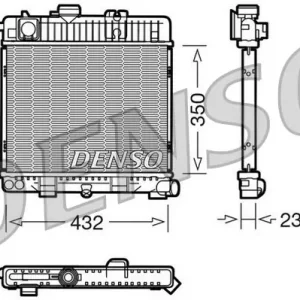 Chłodnica, układ chłodzenia silnika DENSO DRM05026 Nie przegap