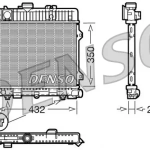 Chłodnica, układ chłodzenia silnika DENSO DRM05028 Kup online