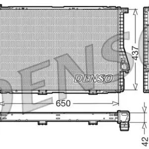 Chłodnica, układ chłodzenia silnika DENSO DRM05047 Niska cena