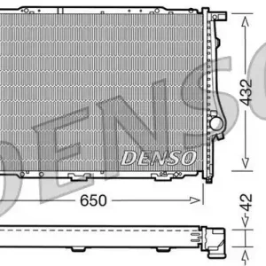 Chłodnica, układ chłodzenia silnika DENSO DRM05055 Ostatnie sztuki