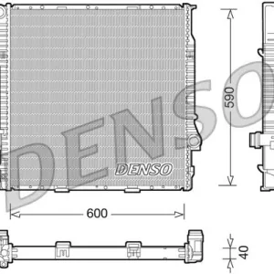 Ograniczona ilość Chłodnica, układ chłodzenia silnika DENSO DRM05114