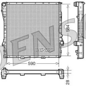 Rabat Chłodnica, układ chłodzenia silnika DENSO DRM05115