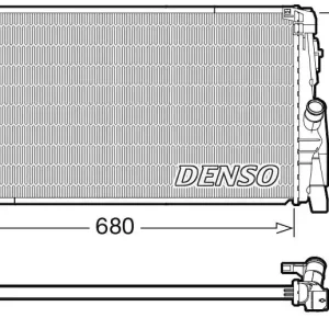 Chłodnica, układ chłodzenia silnika DENSO DRM05118 Tani